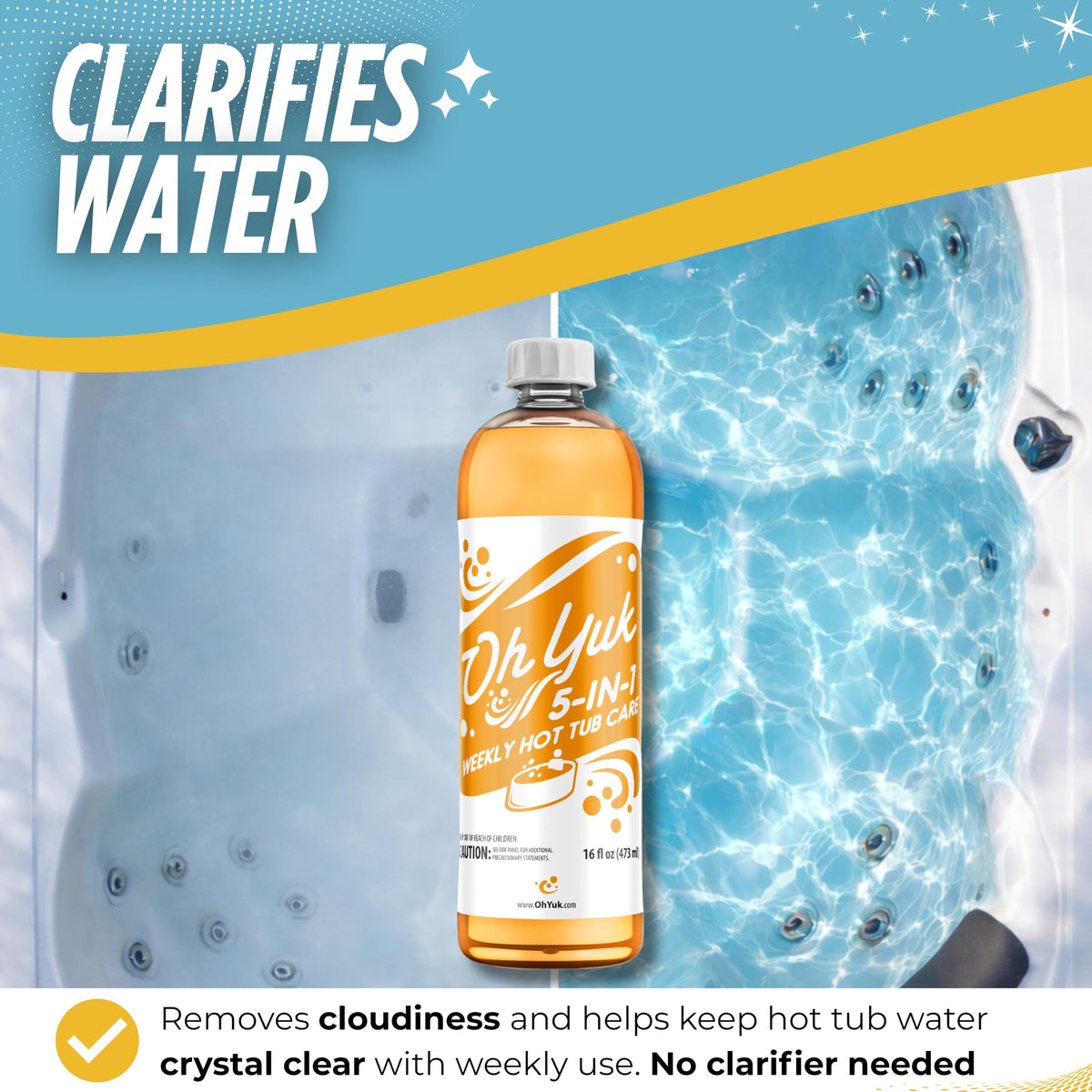 Oh Yuk jet-lines deep-clean bottle focuses on clearing hidden buildup in plumbing.