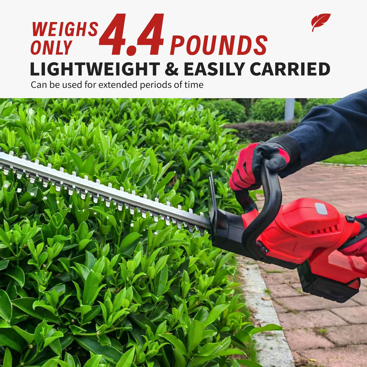 OHAISFELA lightweight design at 4.4 pounds reduces user fatigue.