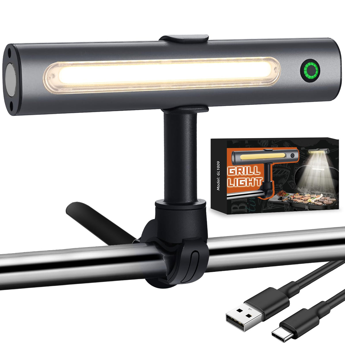 OHIFAST grill light with magnetic base for easy nighttime grilling