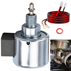 Ohoho 846639 front view fuel shut-off solenoid for BS engine; compact and ready for installation.