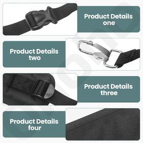 Ohoho nylon strap close-up highlighting durable material for long life.