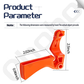 Ohoho C453000482 throttle trigger close-up highlighting durable construction.