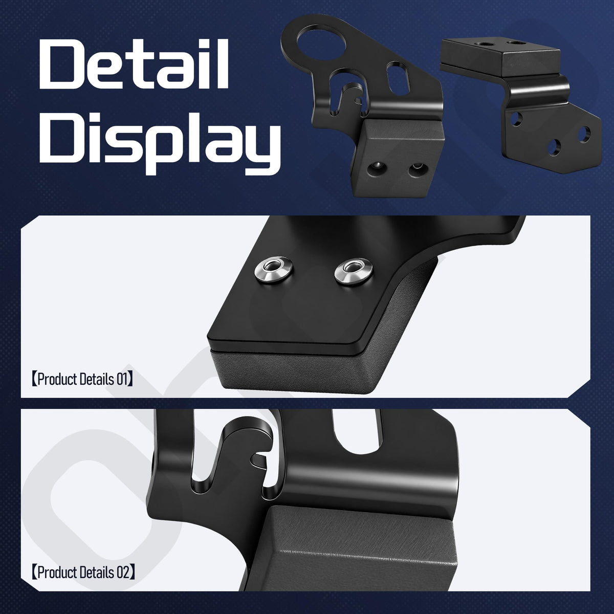 Close-up of Ohoho brake arm kit metal detail highlighting robustness.
