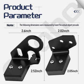 Ohoho deck brake arm kit side view shows compact, compatible design.