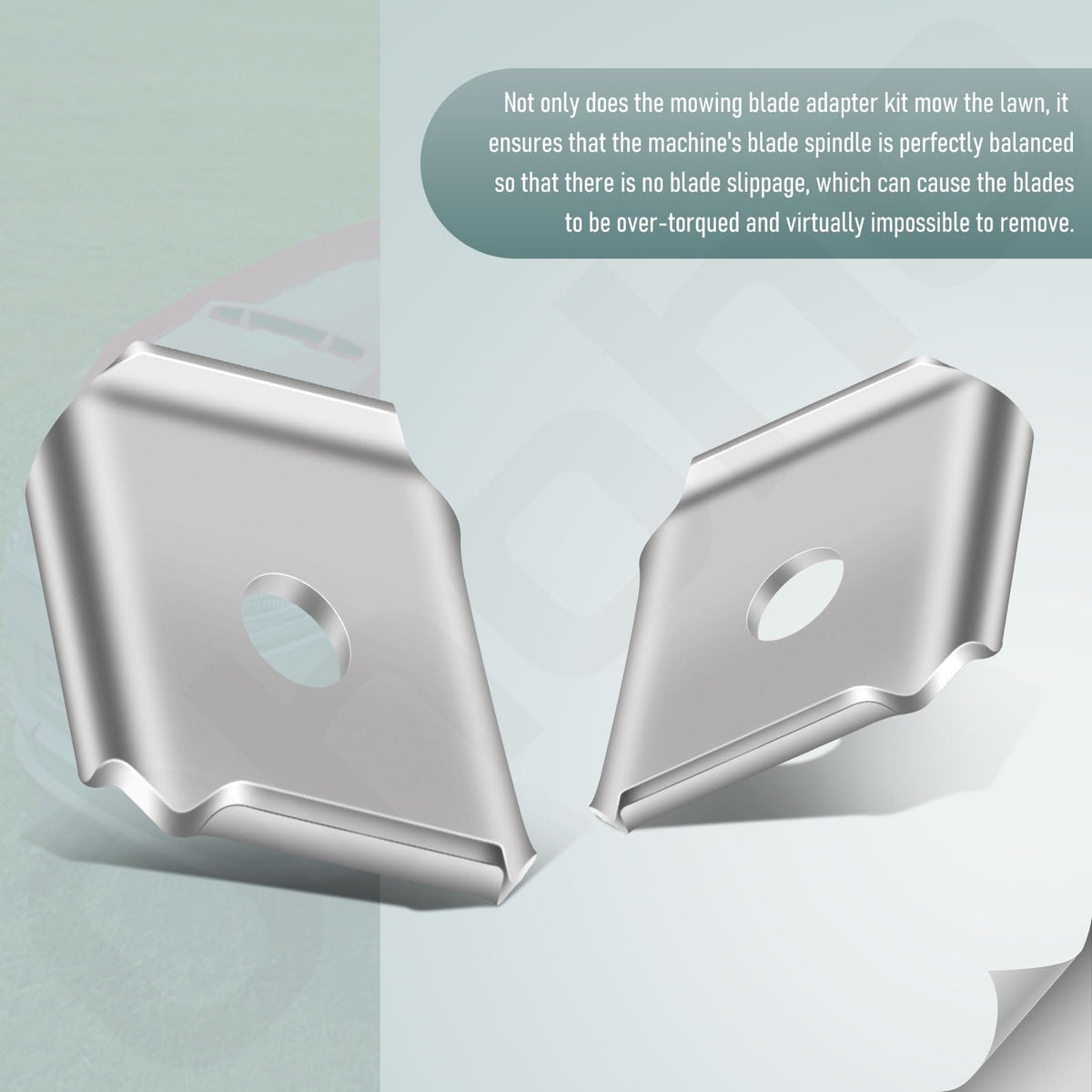 Ohoho easy-fit flat blades-only guidance ensures safe, reliable installation.