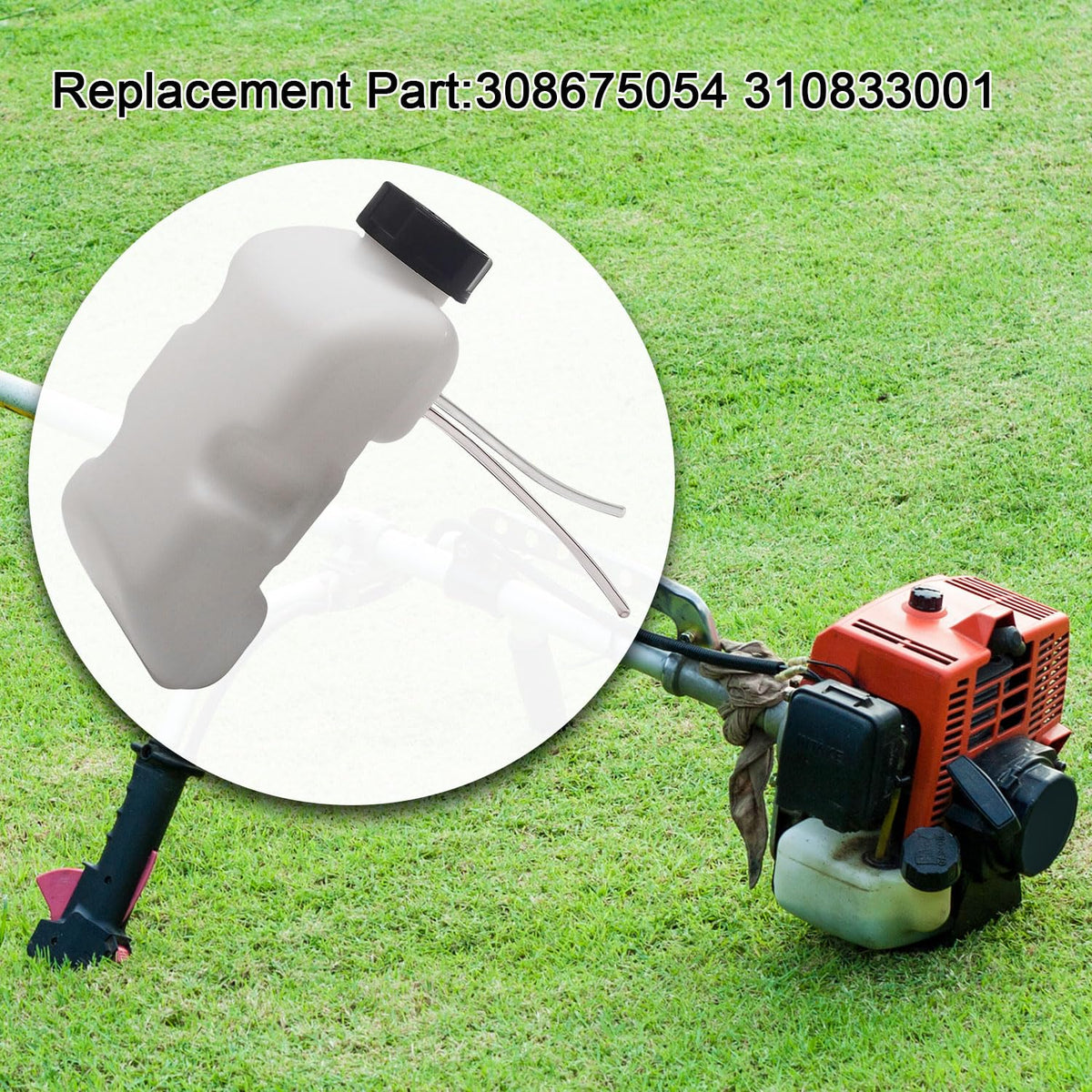 Ohoho fuel tank assembly for Homelite compatibility enables straightforward maintenance