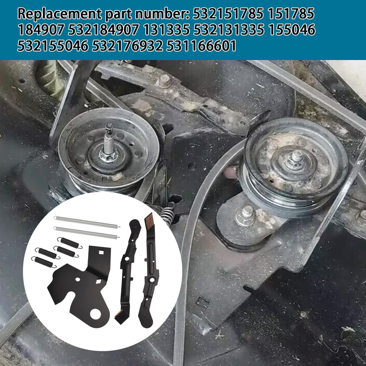 Ohoho LT1000/LT2000 compatibility on Husqvarna decks enables flexible repairs.