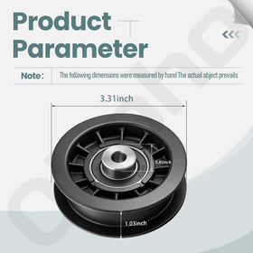 Ohoho idler pulley with durable bearings extends service life.