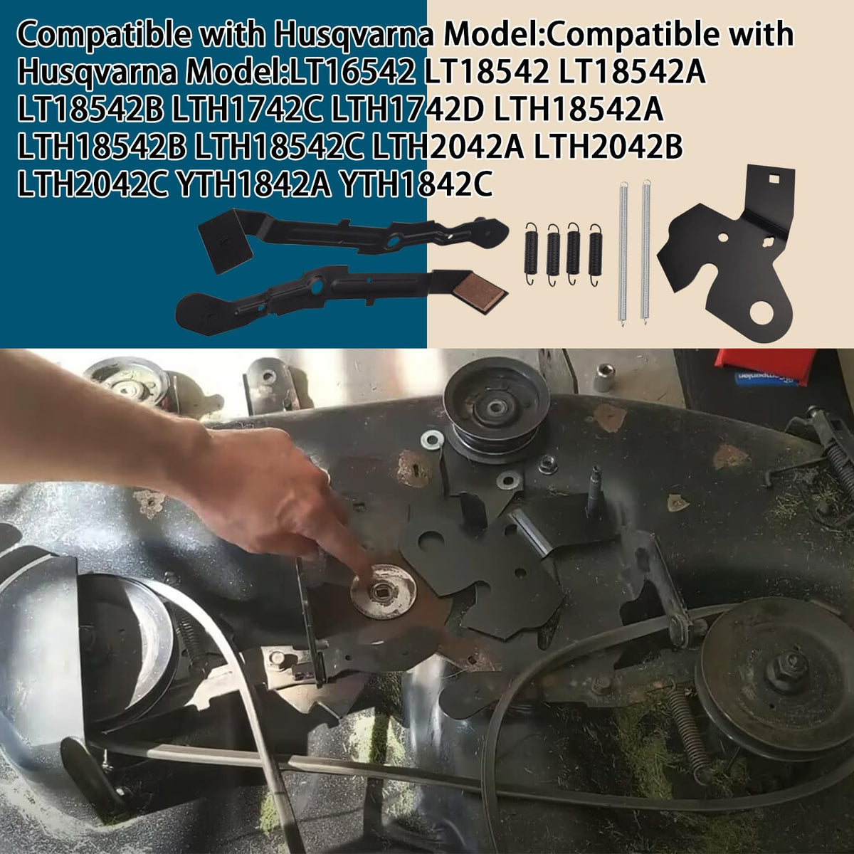 Ohoho included brake arms, idler arm, and springs for complete replacement.