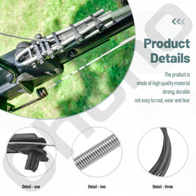 Ohoho 133-1998 brake cable total length 78in overview, reliable fit.