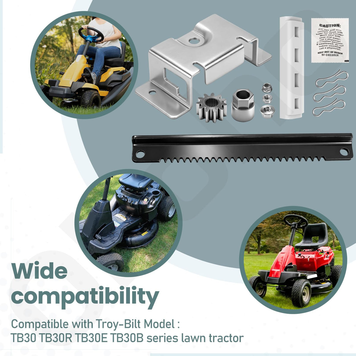 Ohoho upgraded steering design reduces slop for longer service life.
