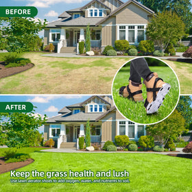Ohuhu aerator shoes suitable for gardens and patios.