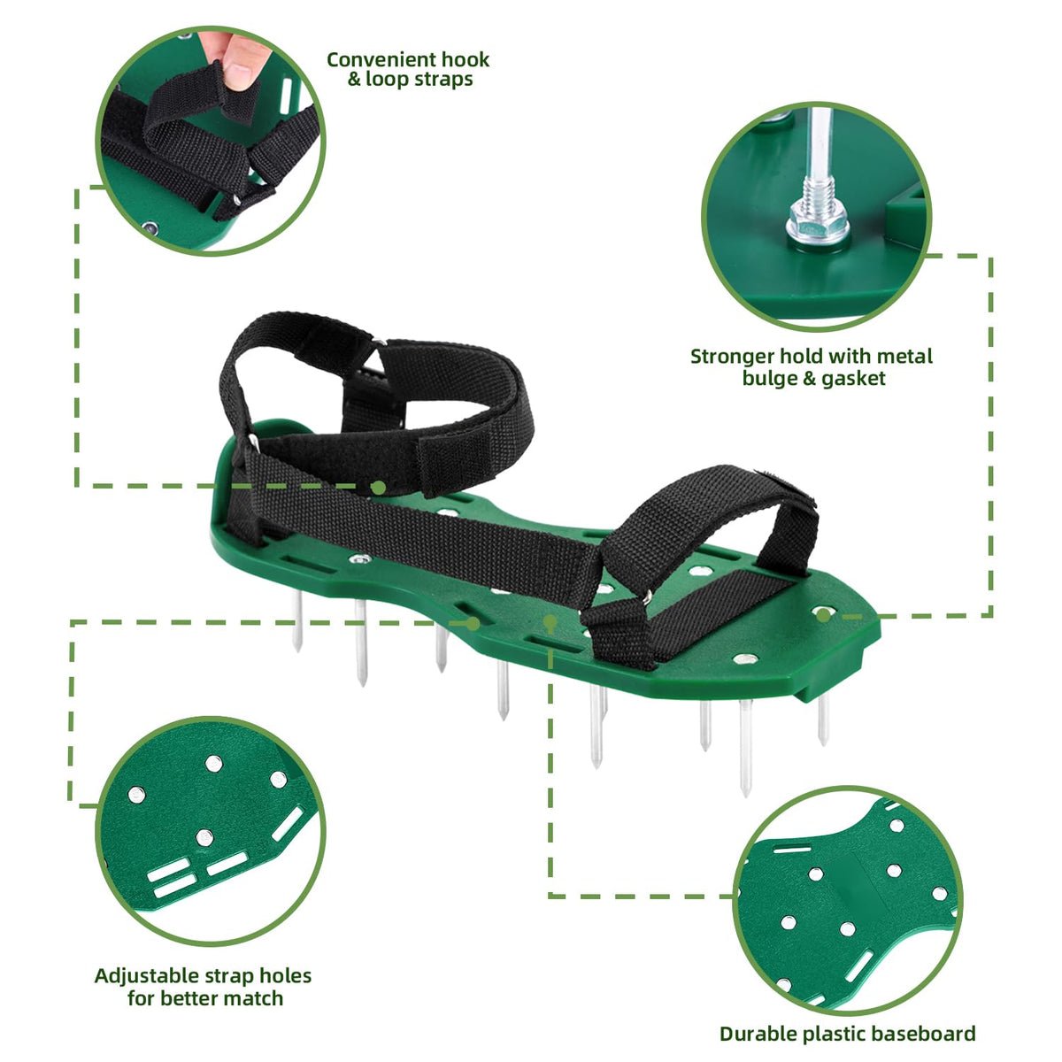 Ohuhu aerator shoes offer unisex fit for men and women.