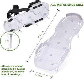 Ohuhu aluminum die-cast base delivering rugged stability on grass.