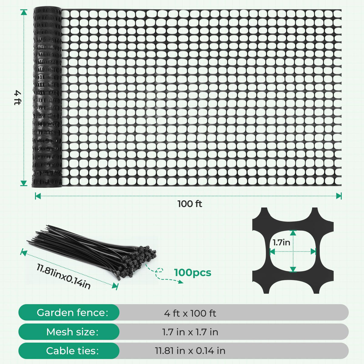 Ohuhu durable UV resistant plastic—long lasting, year round protection