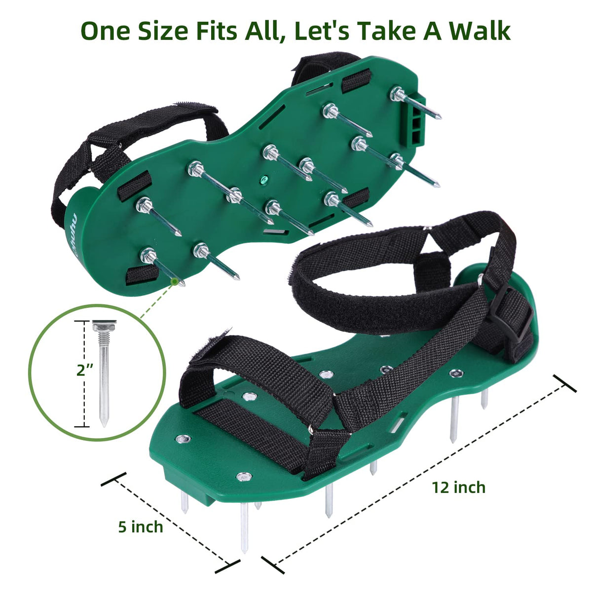 Ohuhu easy-on-off design makes lawn chores faster.