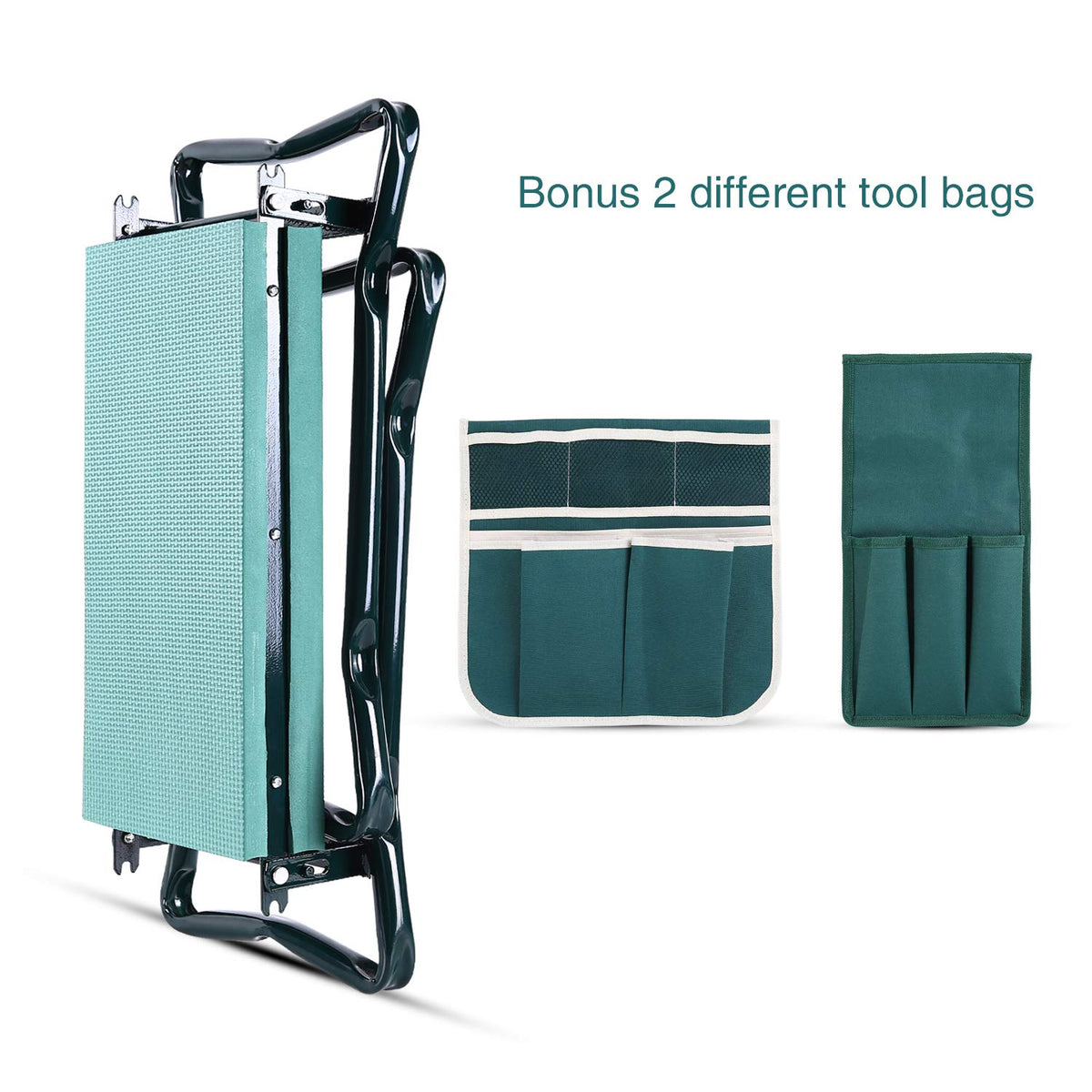 Ohuhu Garden Kneeler Seat sturdy steel frame for long-lasting use