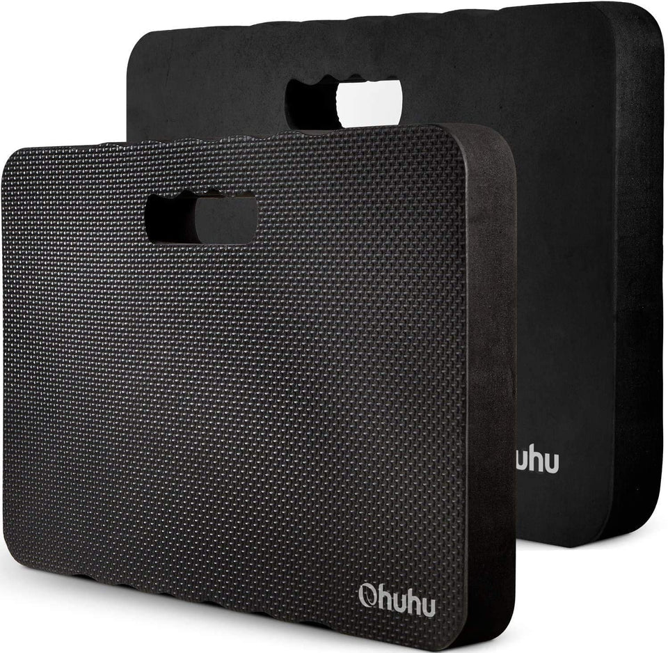 Ohuhu kneeling pad top view shows ample surface for comfortable gardening kneeling.