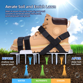Ohuhu aerator shoes showing adjustable straps for a secure fit.
