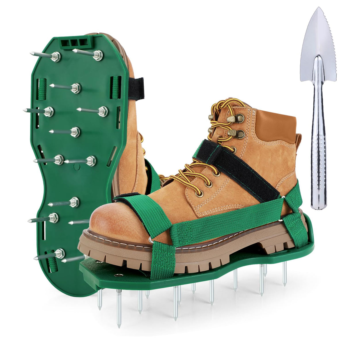 Ohuhu Lawn Aerator Shoes ideal for yards, patios, and gardens.