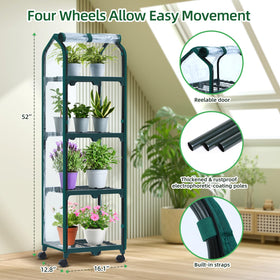 Durable, rust-resistant PVC stands up to indoor and outdoor use.