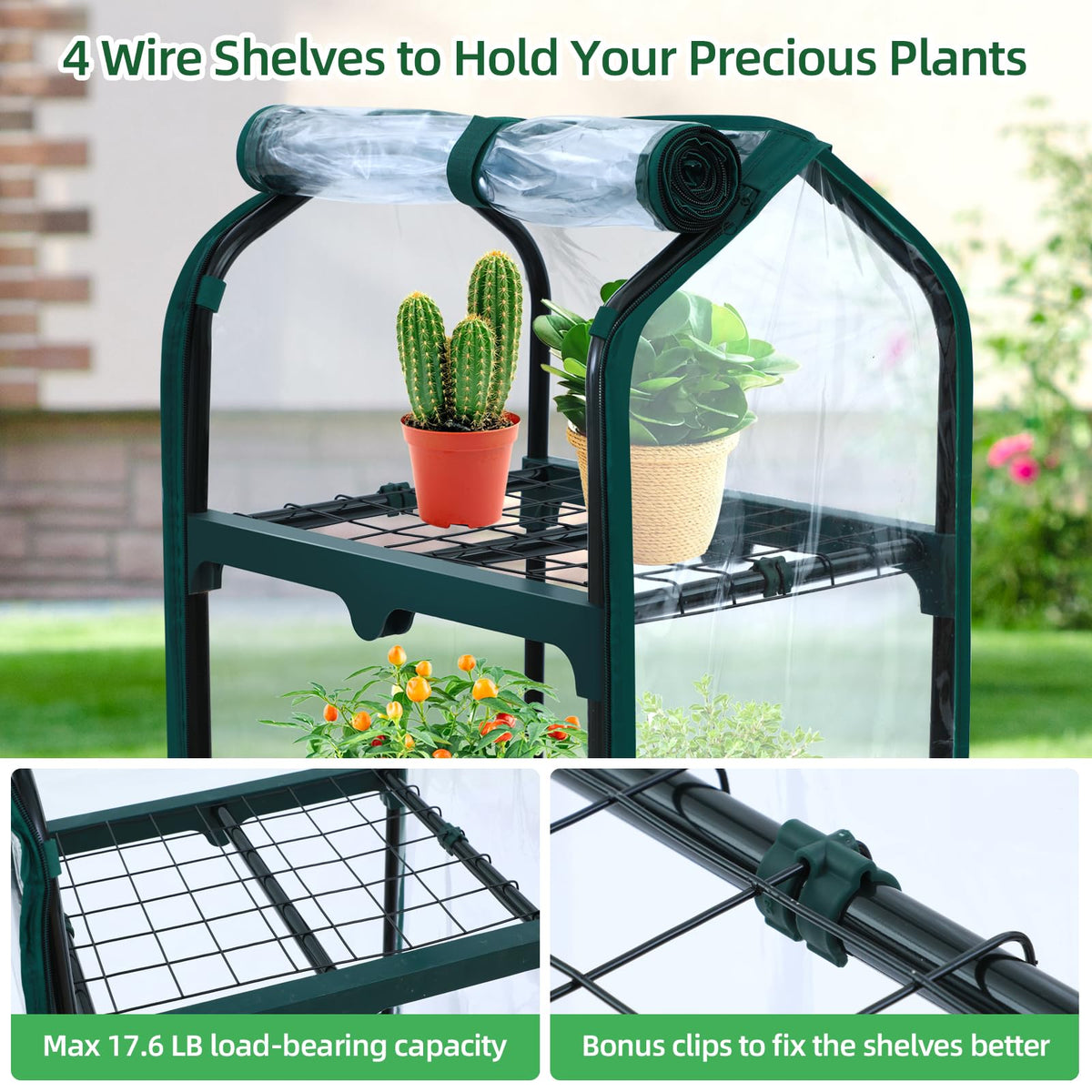 Easy assembly for quick setup in any gardening space.