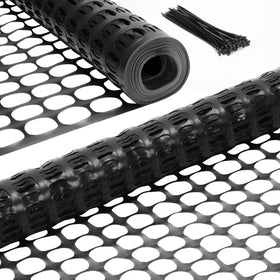 Ohuhu plastic garden fence roll—reusable barrier for plants and landscape