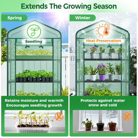 Ohuhu greenhouse frame features rust-resistant steel for durability