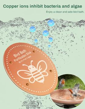 OICEME pure copper disc highlights chemical-free water care.