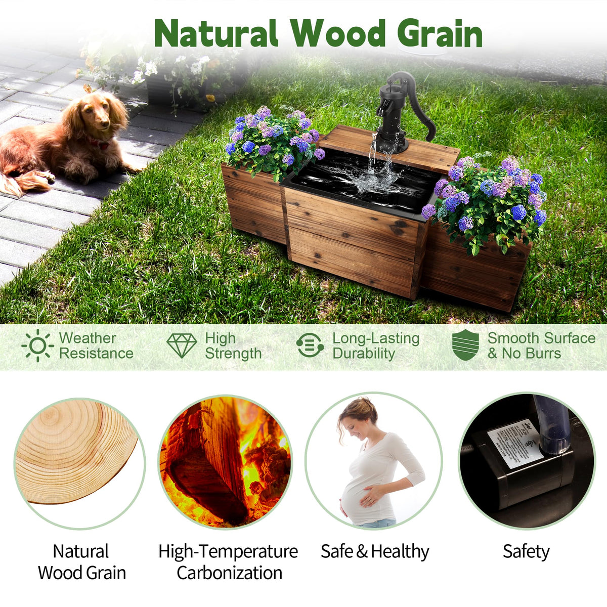 OIPRTGFJ built-in liners help prevent leaks for easy outdoor use