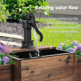 OIPRTGFJ rain-like water flow creates peaceful outdoor atmosphere