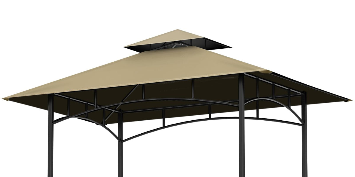 OIPUNSHLE grill gazebo replacement canopy 5x8 top fits model L-GG001PST-F for outdoor shade.