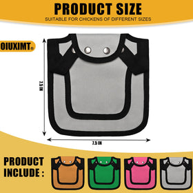 OIUXIMT chicken apron adjustable strap image highlighting secure, snug fit.