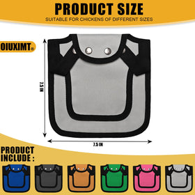 OIUXIMT orange chicken saddle back protector for hens during interactions