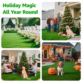 Pet-friendly Oiyeefo turf surface suitable for dogs and kids