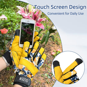 OIZEN back stretch panel keeps hands breathable during work.