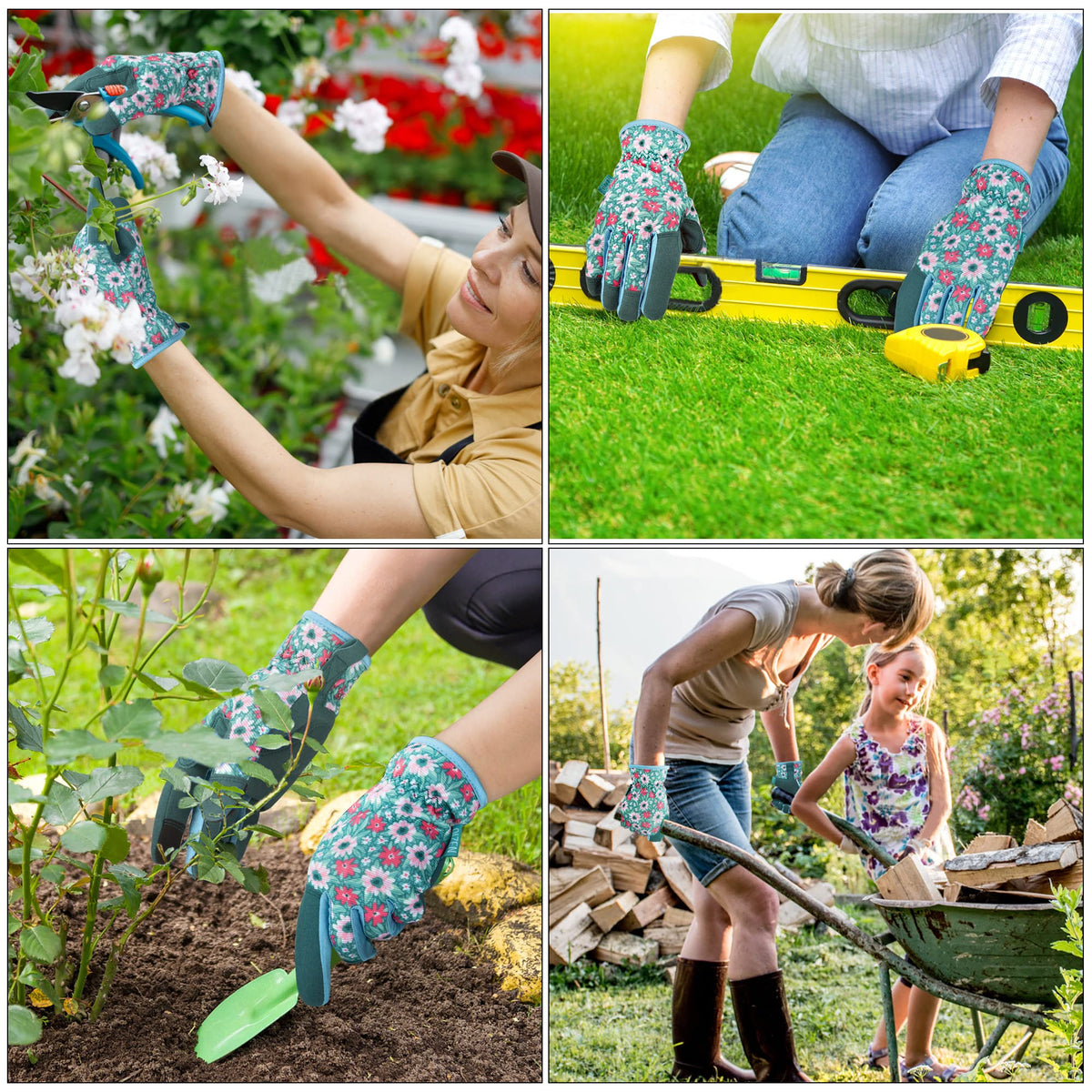 OIZEN washable garden gloves stay fresh after multiple sessions