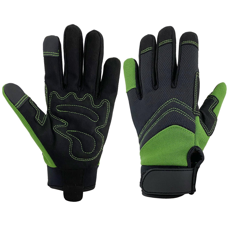 OIZEN Safety Work Gloves back panel stretchable for flexible comfort during work