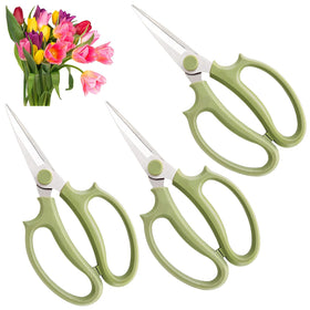 OJYUDD Garden Flower Scissors blade closeup for precise pruning