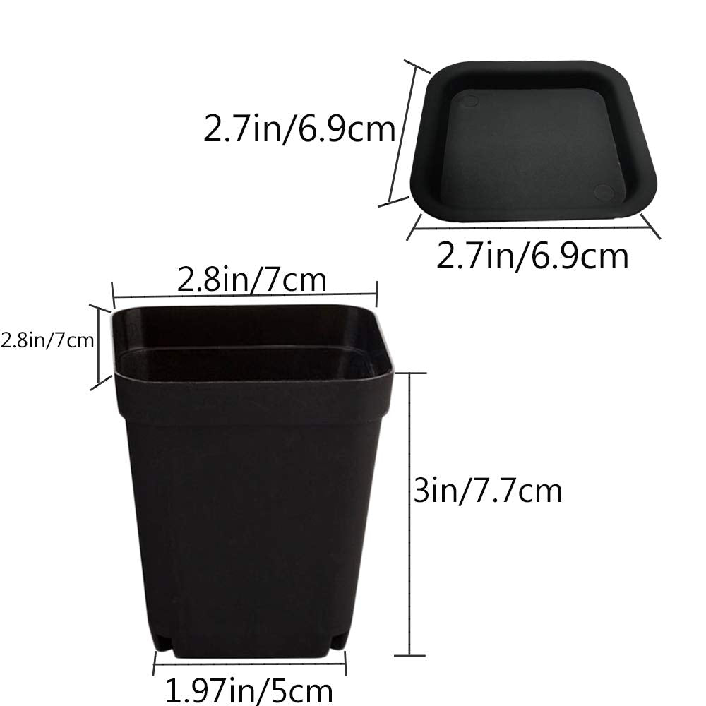 OJYUDD drain trays included for clean, mess-free watering.