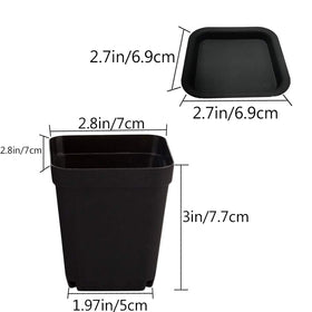 OJYUDD drain trays included for clean, mess-free watering.