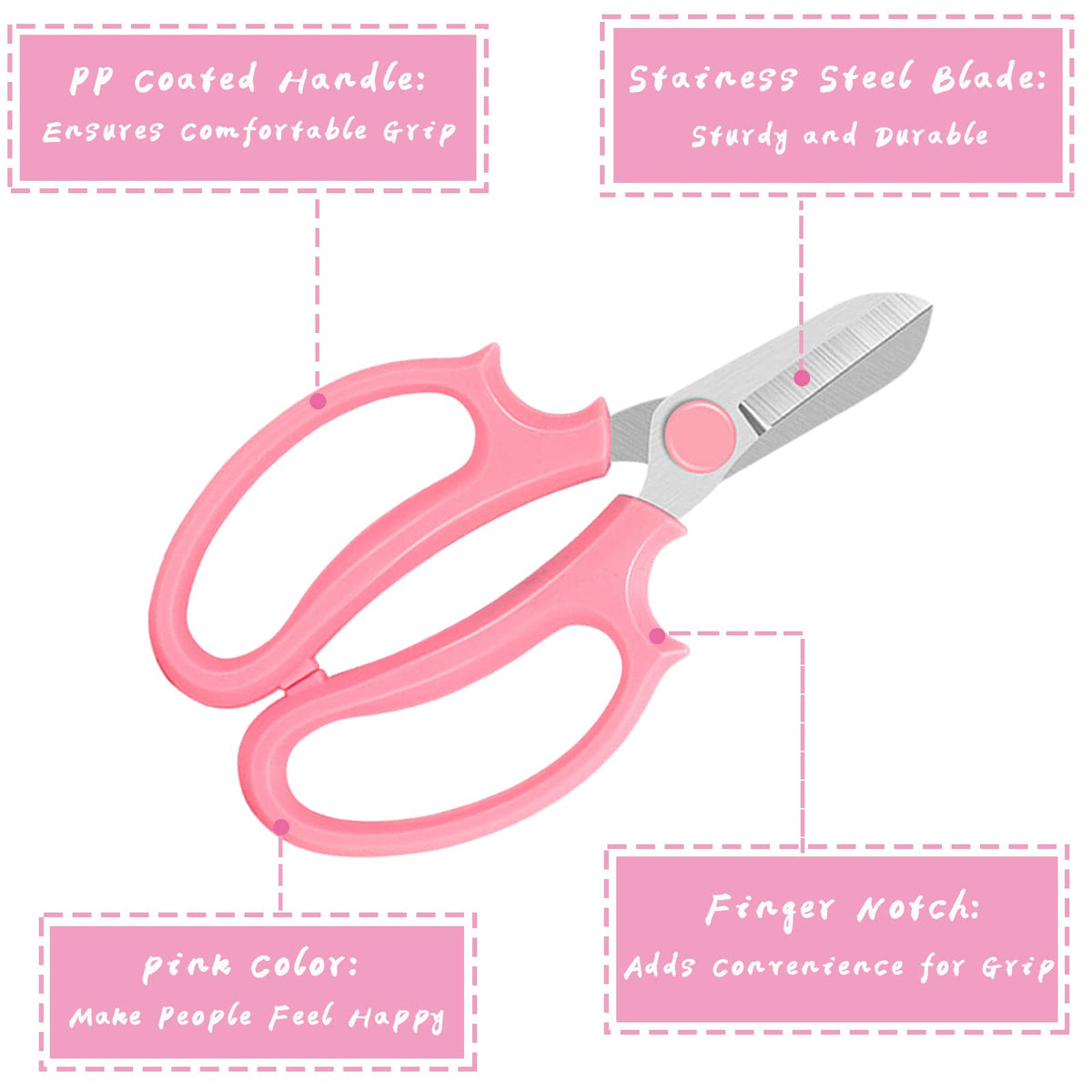 OJYUDD ergonomic groove-handle ensures comfortable, secure grip.