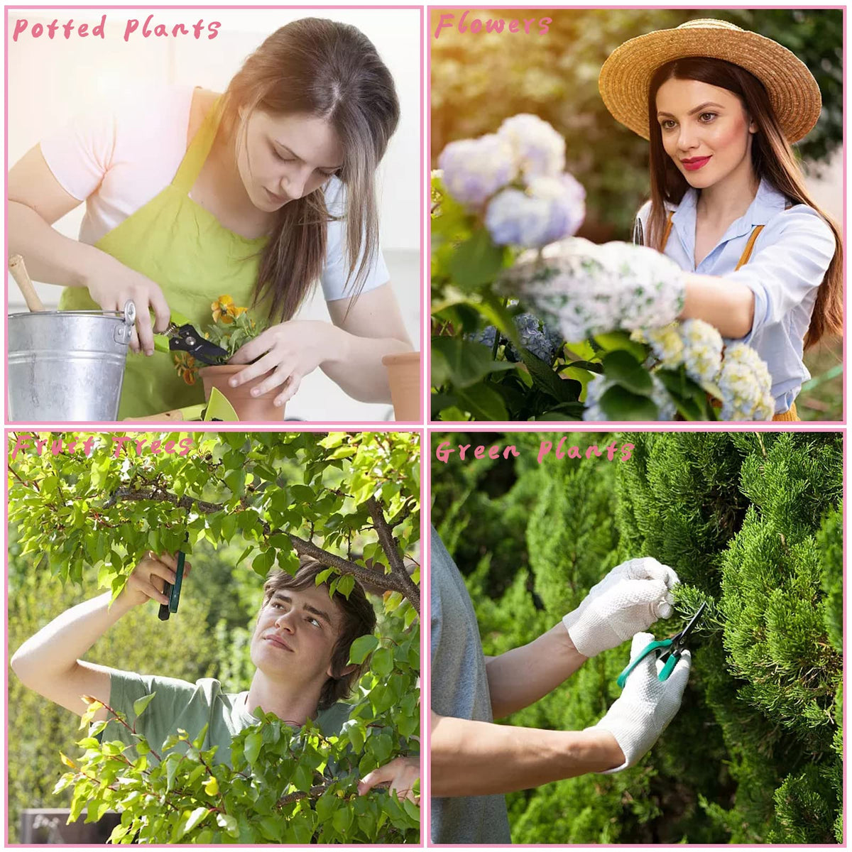 OJYUDD versatile use for flowers, pruning, and light fruit picking.
