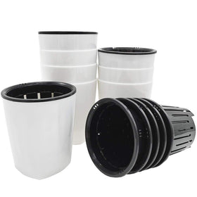 OJYUDD modern white planters brighten windowsills, desks, and living spaces.