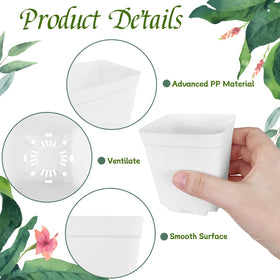 OJYUDD seedling pot with drainage holes supports healthy root growth