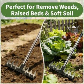 OK5STAR weed rake handles flower beds and vegetable patches with ease