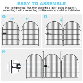 Okaygardn easy installation with detachable panels and stakes for quick setup.