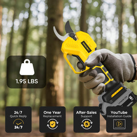 Okeelney brushless motor inside for efficient pruning performance.
