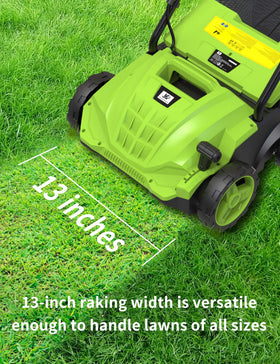 OKKMAX 13-inch working width in use, covering more lawn per pass