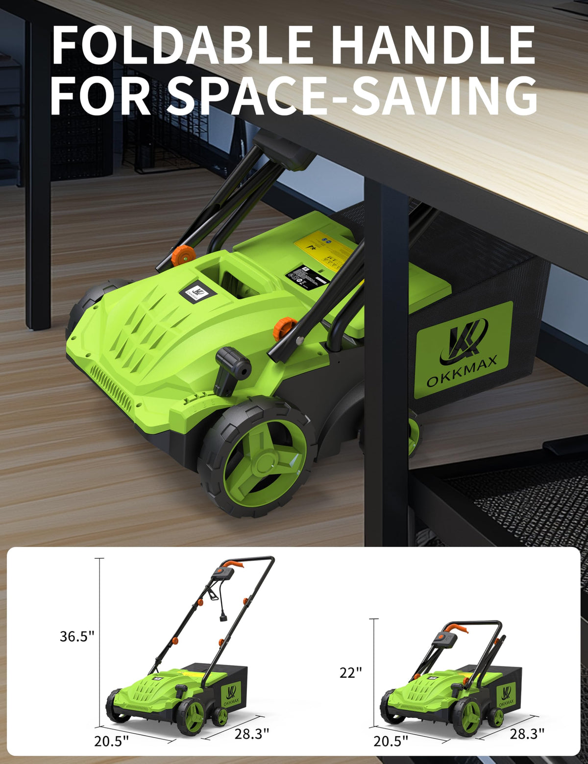 OKKMAX scarifying blade aerates soil by creating micro-channels